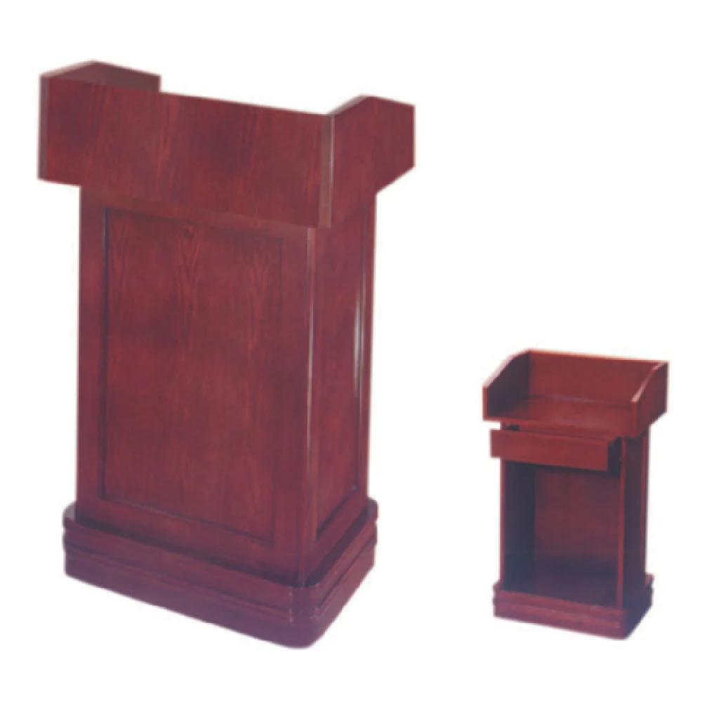 Aarco POD-1 21-5/8 Inch Hardwood Frame Podium Cherry Finish