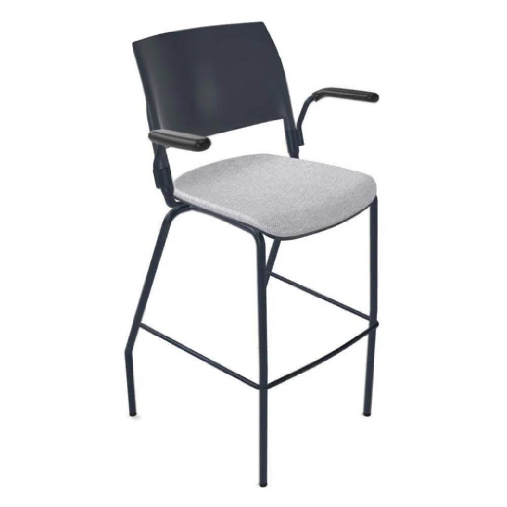 Forbes Industries FGC10###### 20 Inch Upholstered Bar Height Chair with Arms