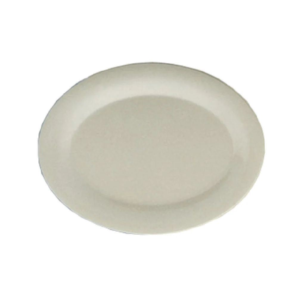 Yanco MS-212IV 12 Inch Oval Platter Melamine Dishwasher Safe Ivory