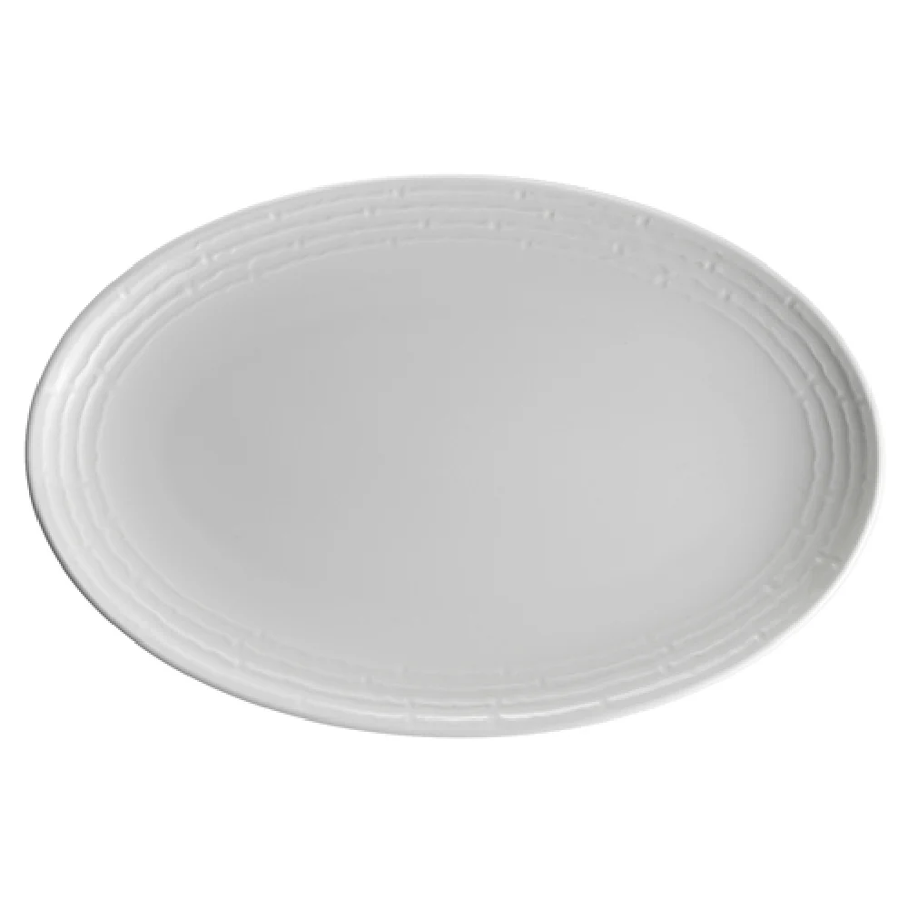 Steelite 62105ST1015 9-1/4 Inch Oval Coupe Platter with Scratch and Mark Resistant Glaze