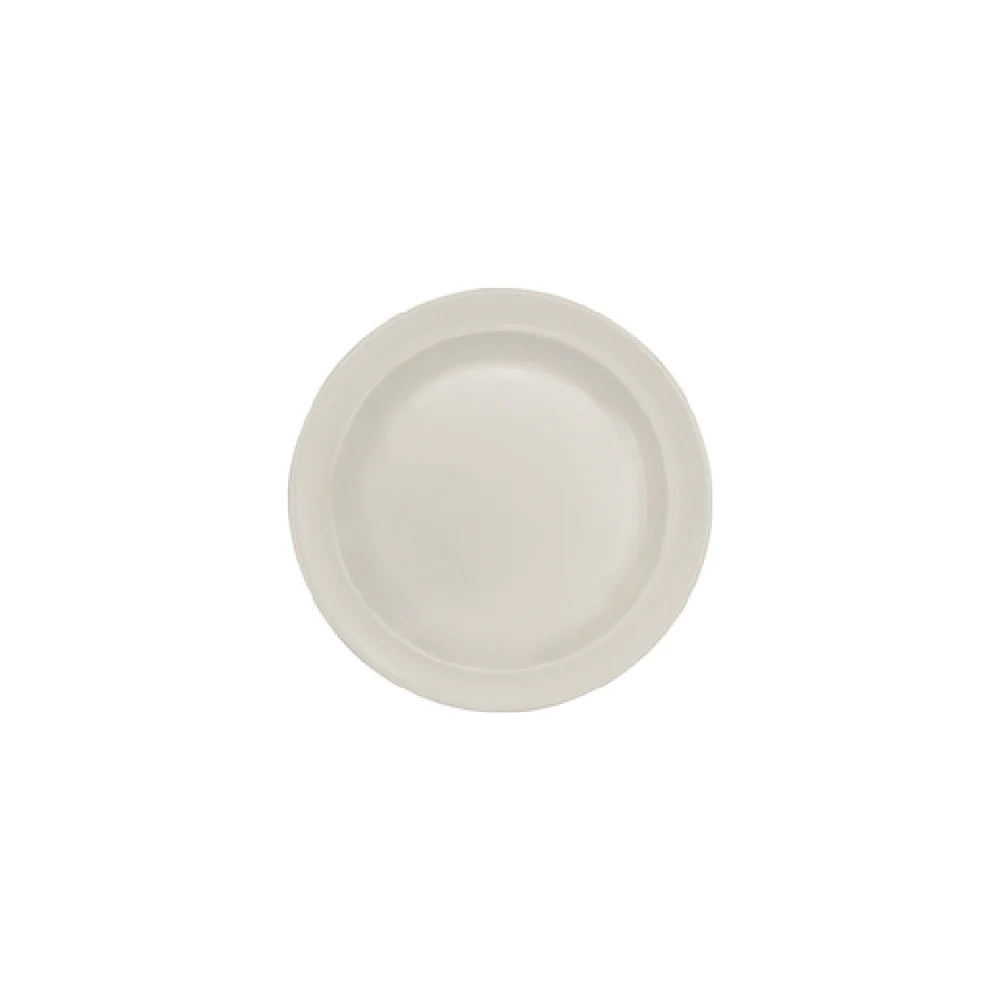 CAC China MLDNR-6 6.5 Inch Narrow Rim Plate Melamine Ivory - 48 Plates per Case CAC China MLDNR-6 6.5 Inch Narrow Rim Plate Melamine Ivory - 48 Plates per Case