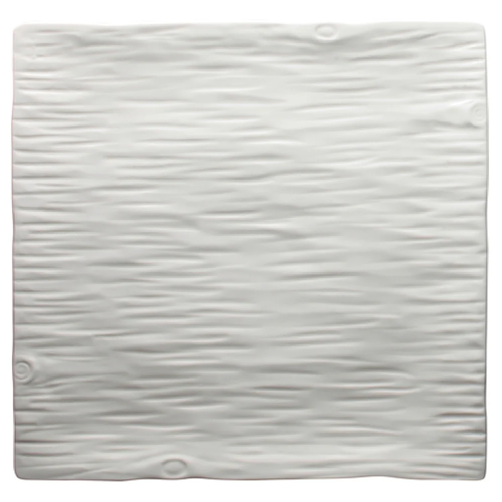 Winco WDP002-205 10-1/4 Inch Square Platter Porcelain with Wood Grain Effect Winco WDP002-205 10-1/4 Inch Square Platter Porcelain with Wood Grain Effect