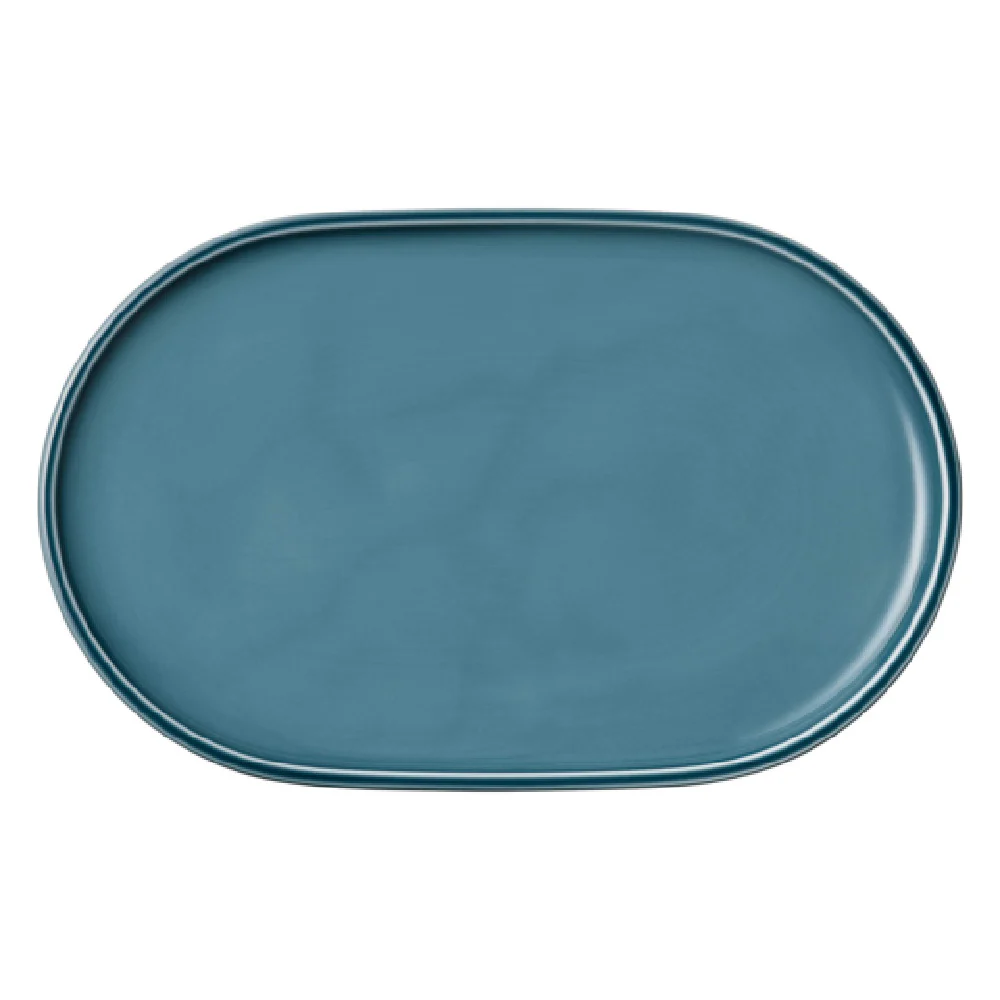 Libbey 9252230E 11-3/4 Inch Diameter Coupe Oval Platter Porcelain White