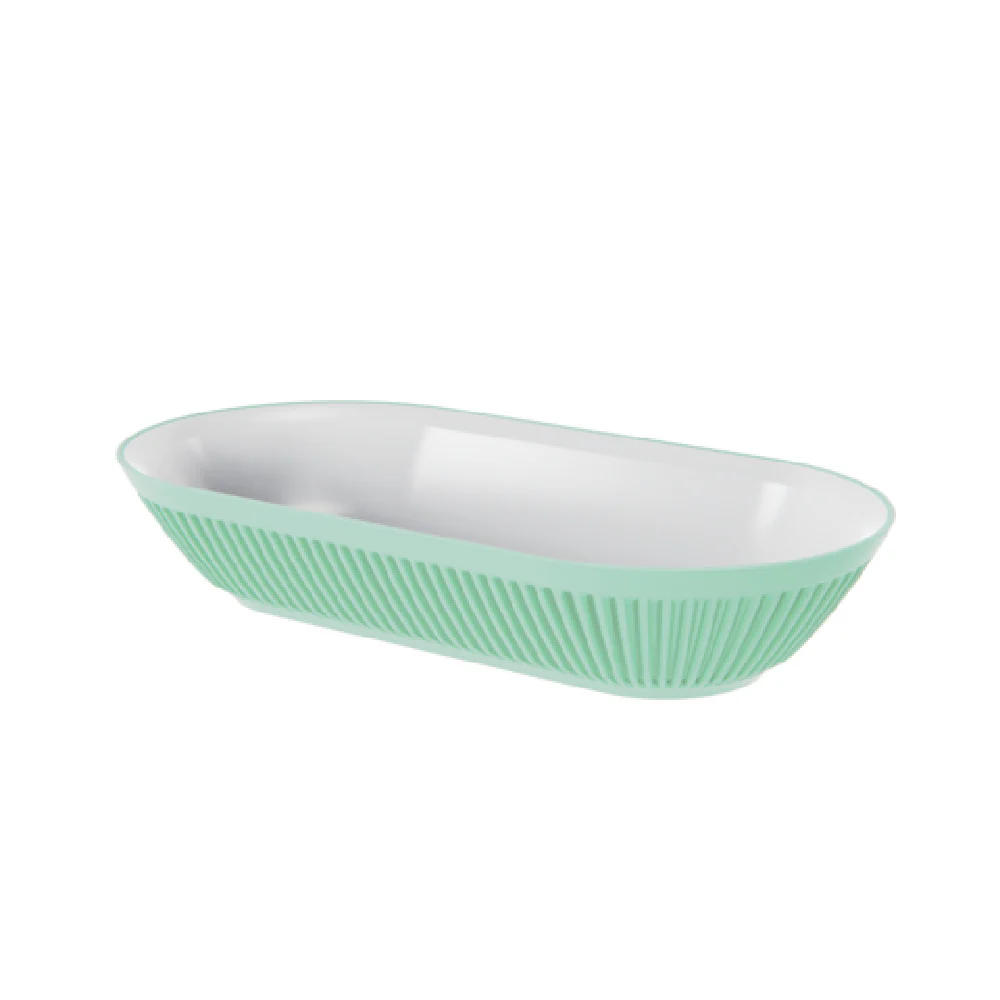 BauscherHepp TMG50017 12 Inch Mint Melamine Serving Dish Packs of 6
