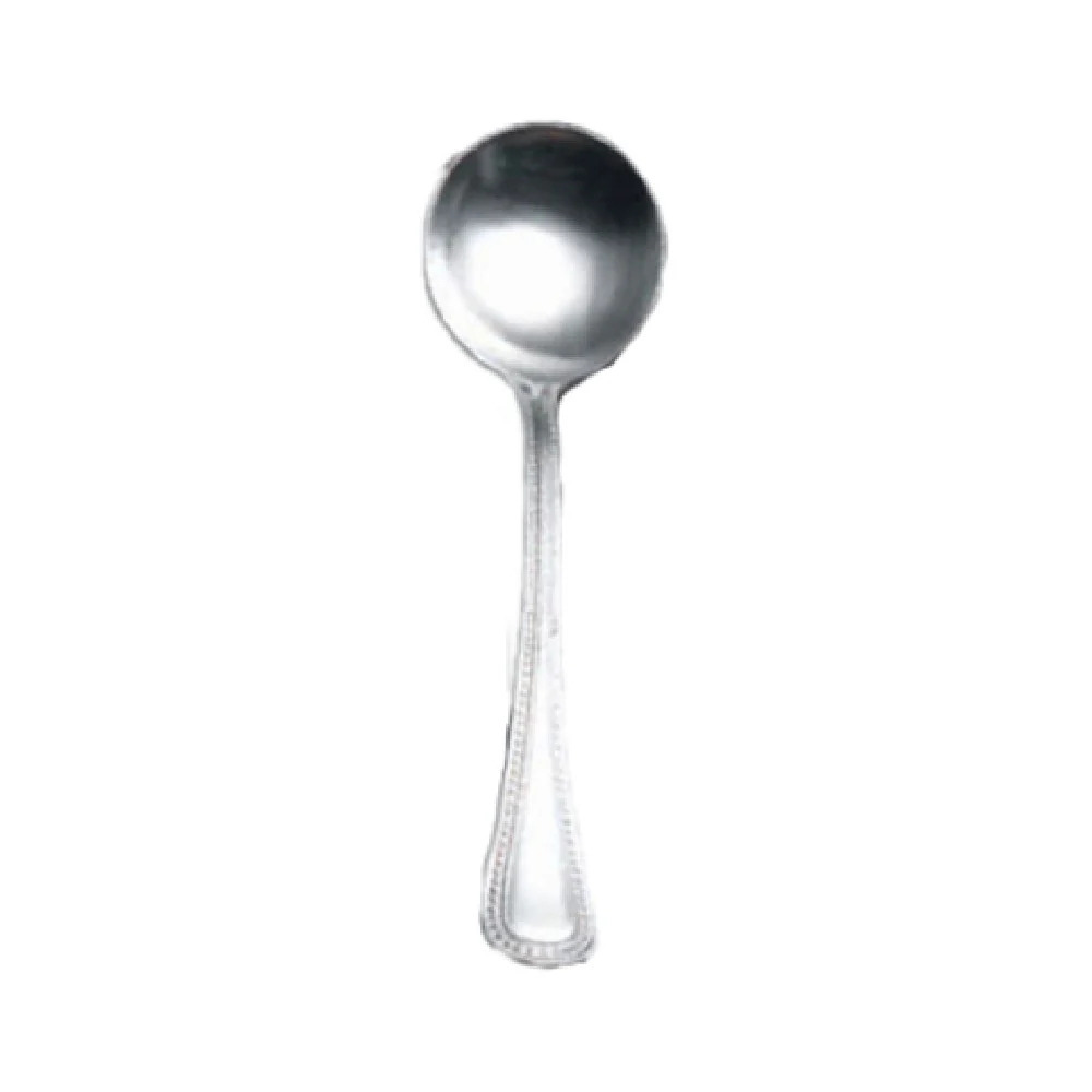 Bon Chef SBS3301 6.13 Inch Sombrero Bouillon Spoon 18/0 Stainless Steel Brush Finish