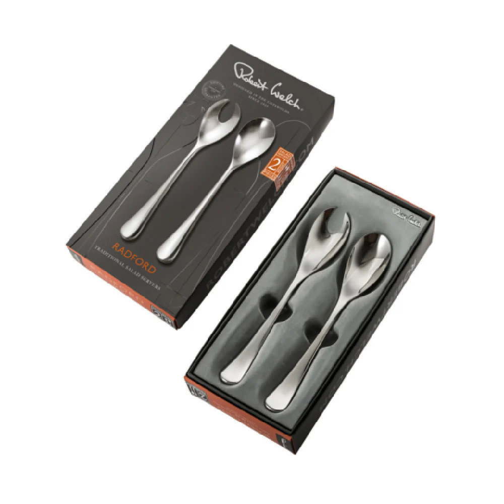 Steelite 5970SX510 13 Inch Salad Server Set in Gift Box with Stainless Steel