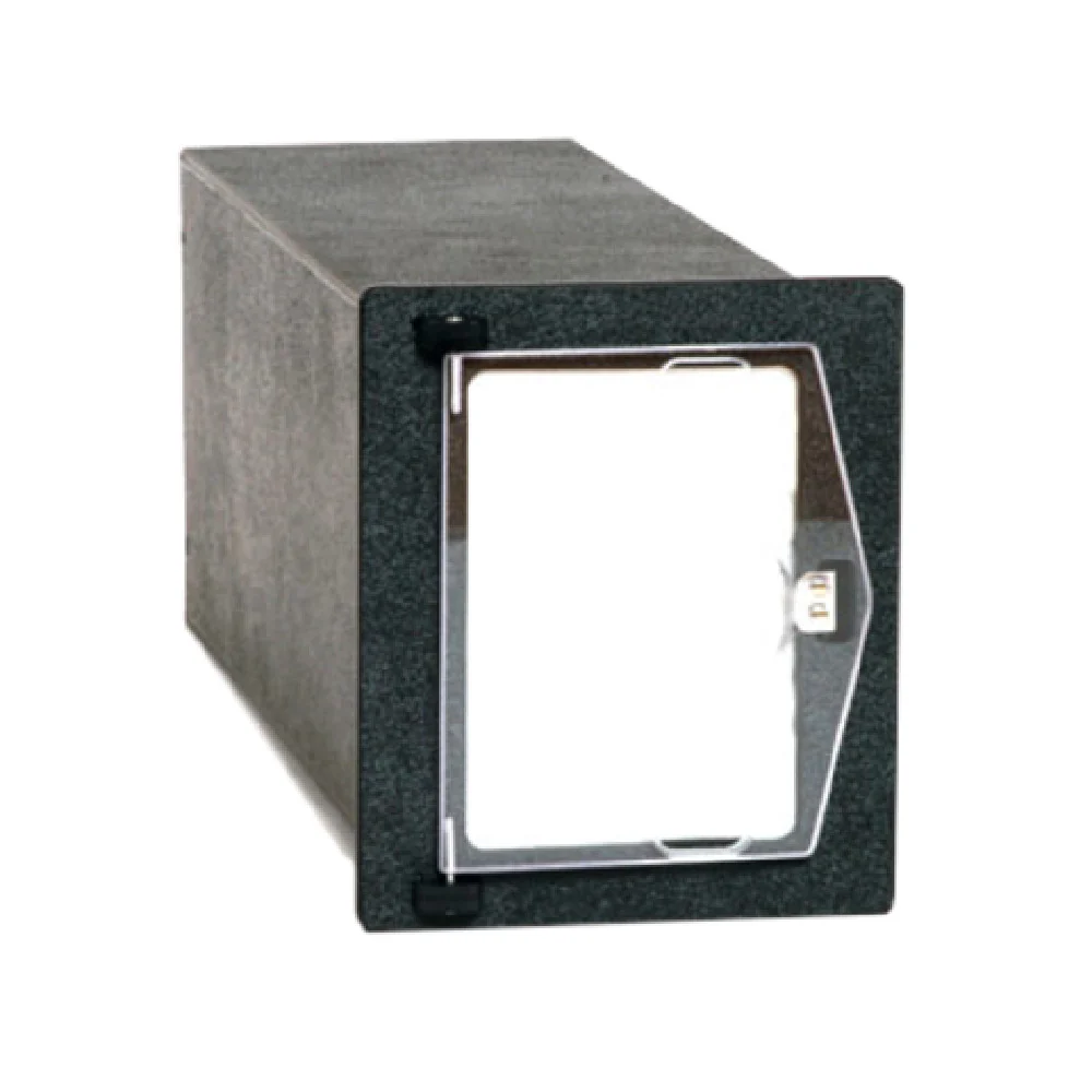 Vollrath FMHVN-1 Napkin Dispenser Flush Mount Plastic 500 Napkin Capacity with Clear Faceplate