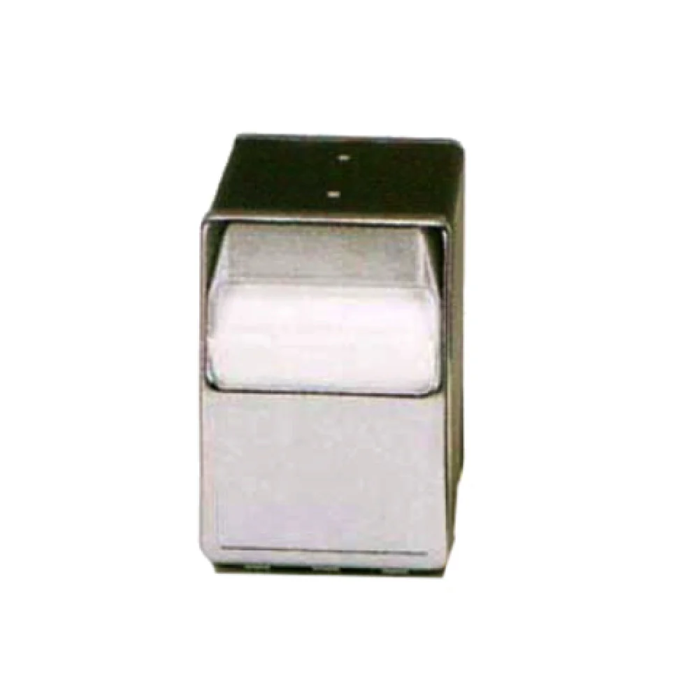 Vollrath 6509-06 4 Inch Chrome Paper Napkin Dispenser Table Type to Sided Dispensing