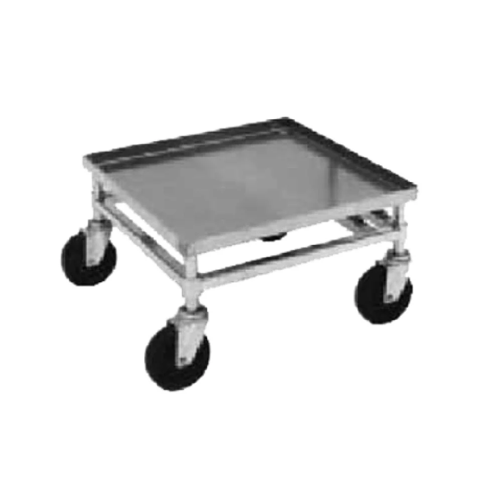 Metro D2121C 20 Inch Dolly Cup Glass Rack Platform All Aluminum Construction