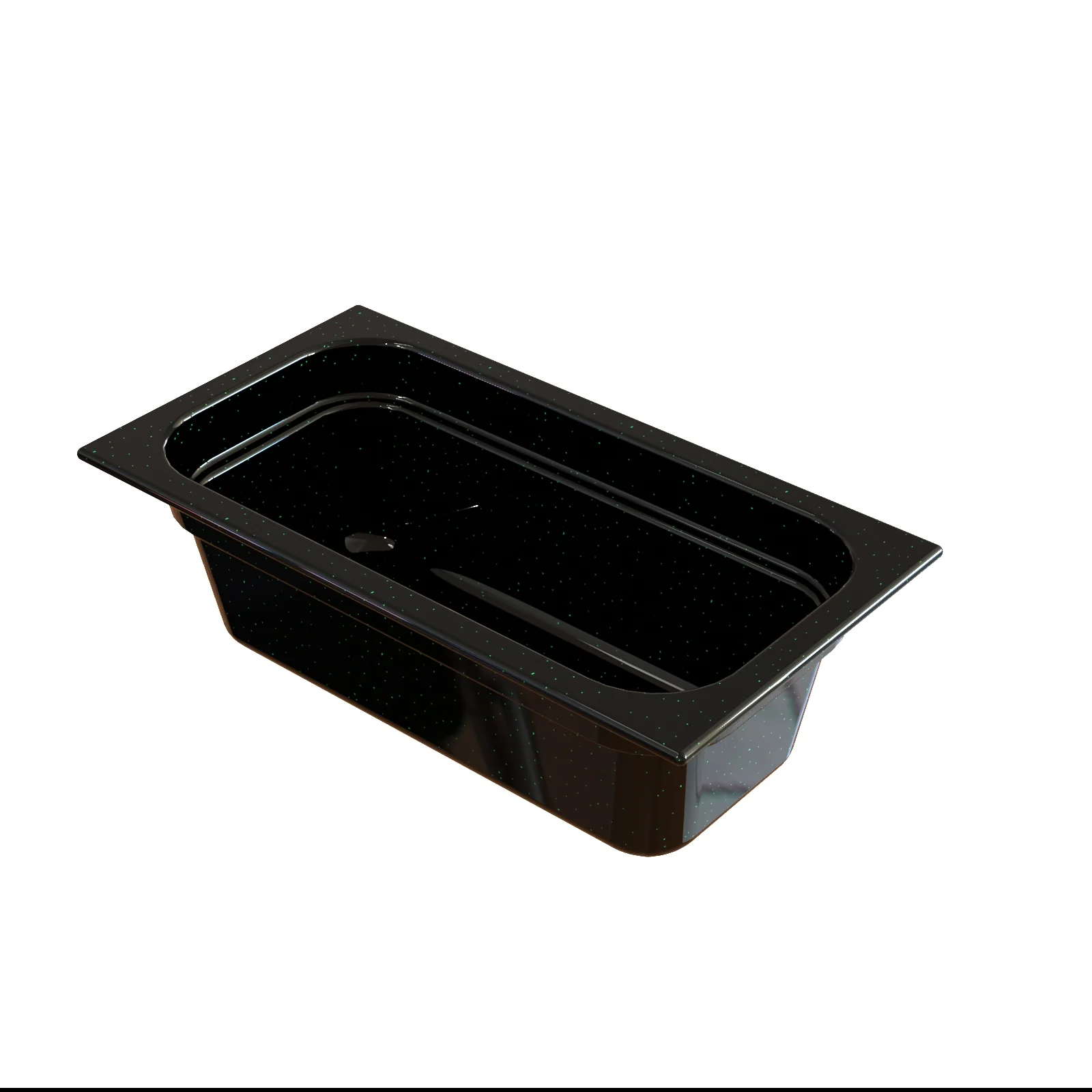 Tablecraft CW350BKGS 12-3/4 Inch Cold Holding Food Pan 2-1/2 Quarts Aluminum
