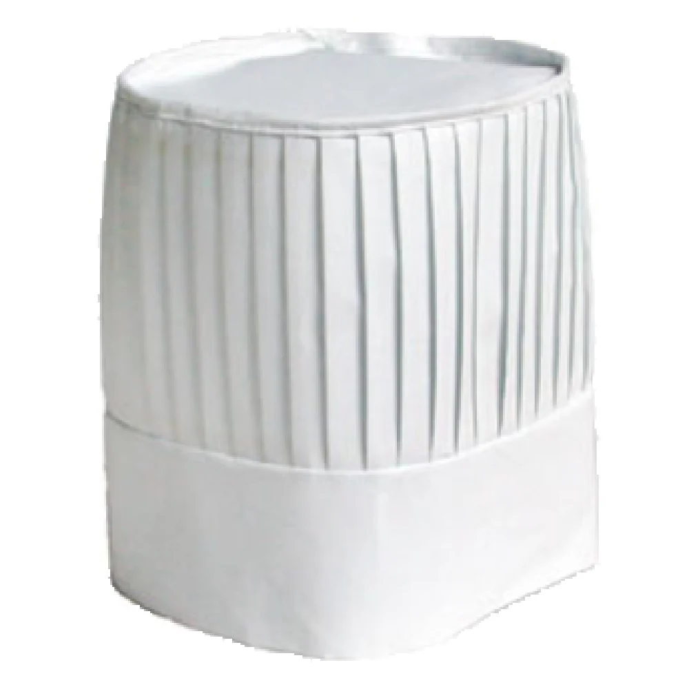 John Ritzenthaler Company CH-EURO Chef's Hat 9 Inch Pleated Poly cotton White