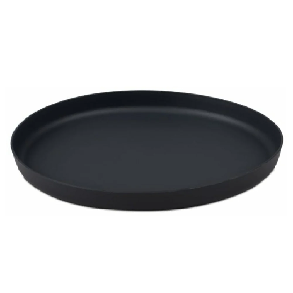 JB Prince RB222 7.8 Inch Round Plate Gray Plastic Made in France