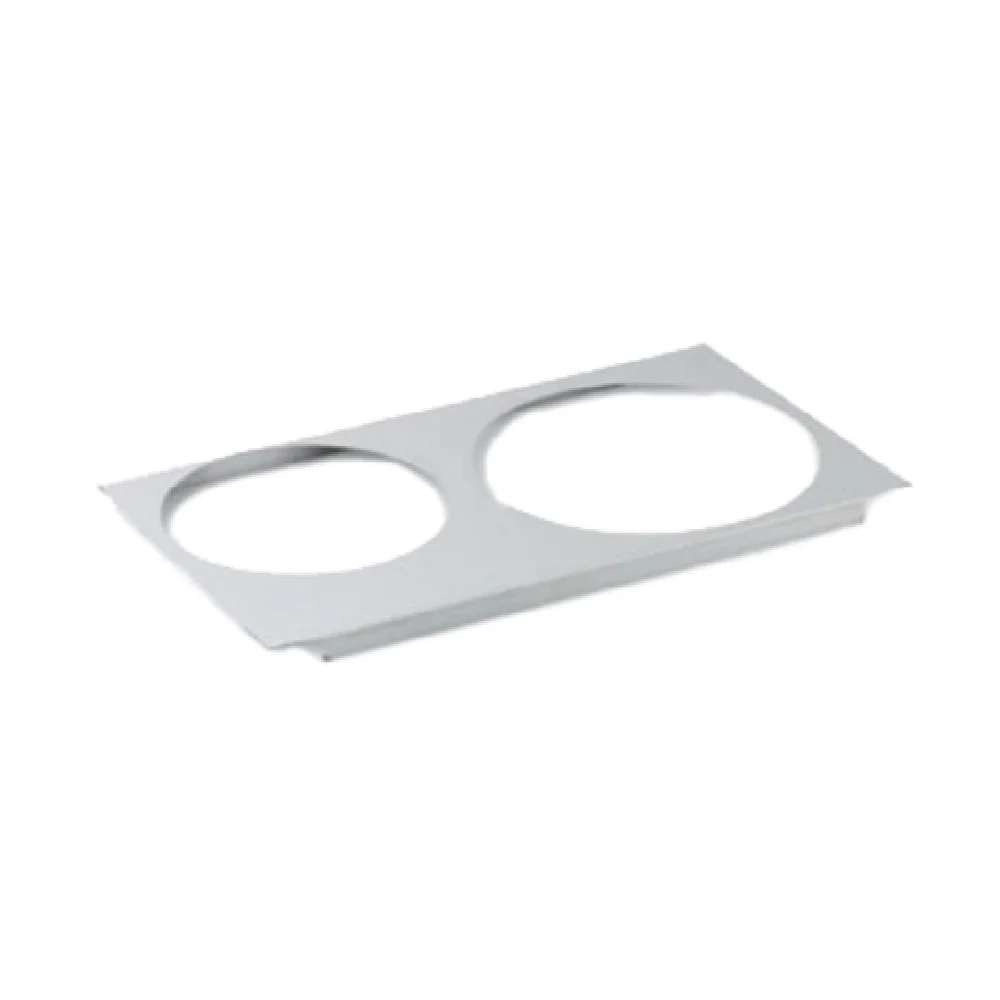 Vollrath 72227 12 Inch Adapter Plate with 8-3/8 to 10-3/8 Inch Inset Holes Stainless