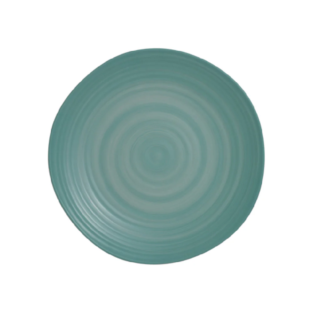 Steelite 7126TM075 11 Inch Round Plate Turquoise Melamine for Foodservice