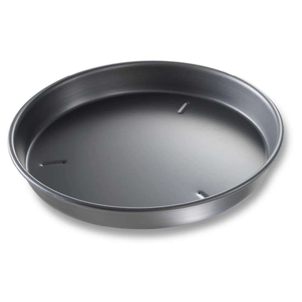 Chicago Metallic 91125 12 Inch BĀKALON Deep Dish Pizza Pan 14 Gauge Aluminum Chicago Metallic 91125 12 Inch BĀKALON Deep Dish Pizza Pan 14 Gauge Aluminum