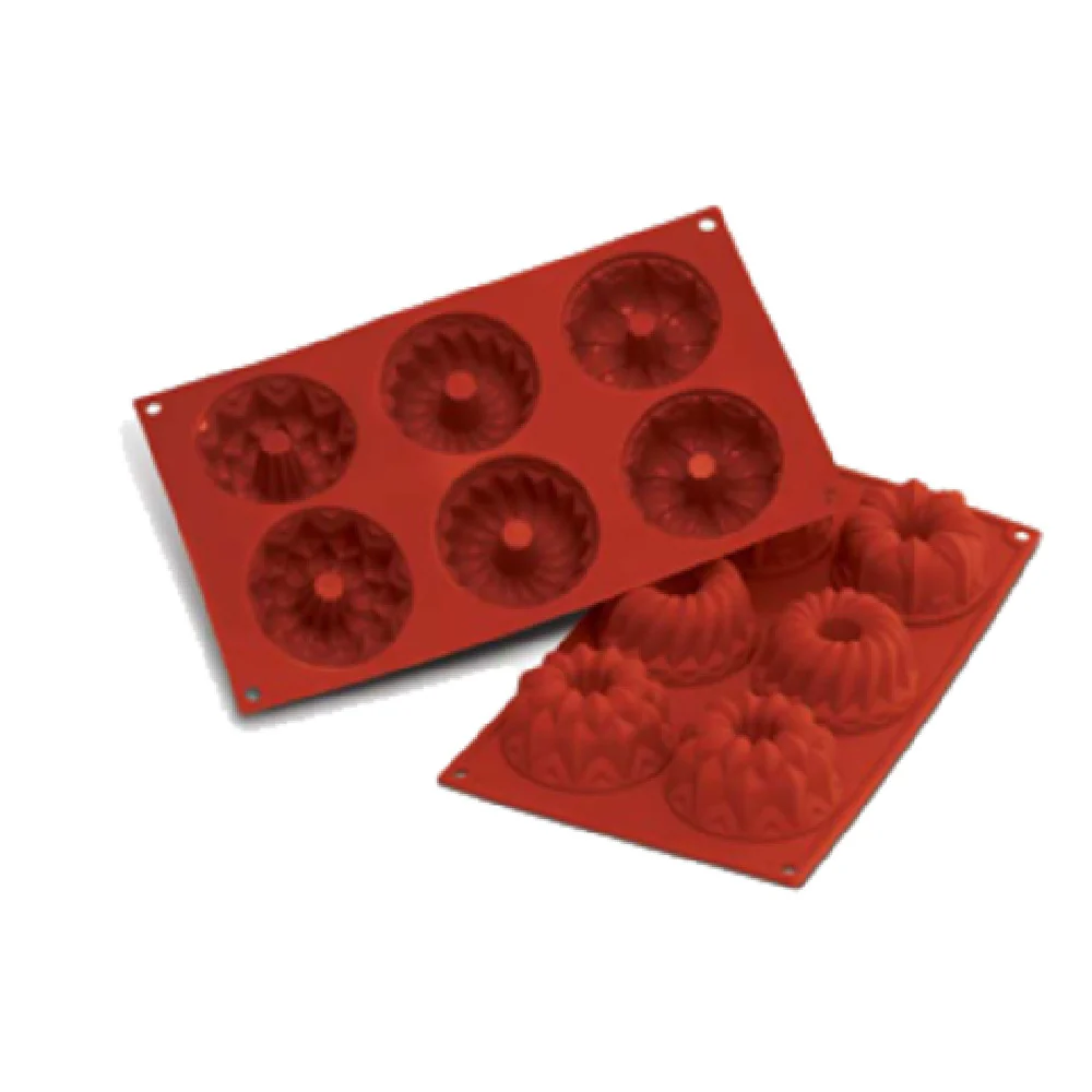 Louis Tellier SF132 12 Inch Flexible Silicone Mold with 18 Mini Fantasy Cavities