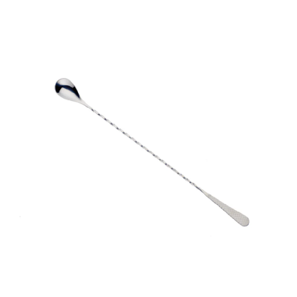 Mercer Culinary M37204 13-3/16 Inch Bar Spoon Machined End Twisted Stem Stainless Steel Mercer Culinary M37204 13-3/16 Inch Bar Spoon Machined End Twisted Stem Stainless Steel