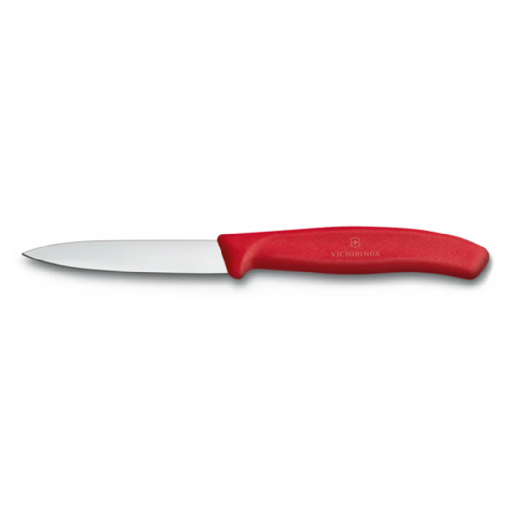 Victorinox 6.7601 3-1/4 Inch Blade Knife Small High Carbon Stainless Steel Red Polypropylene Handle Victorinox 6.7601 3-1/4 Inch Blade Knife Small High Carbon Stainless Steel Red Polypropylene Handle