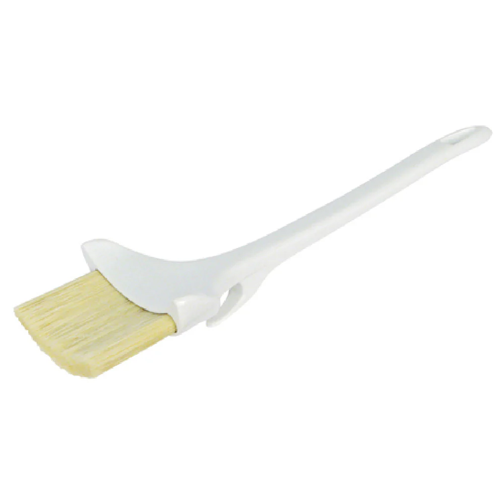 Winco WBRP-30H 3 Inch Pastry Brush Concave with Hook Plastic Handle Boar Hair Winco WBRP-30H 3 Inch Pastry Brush Concave with Hook Plastic Handle Boar Hair
