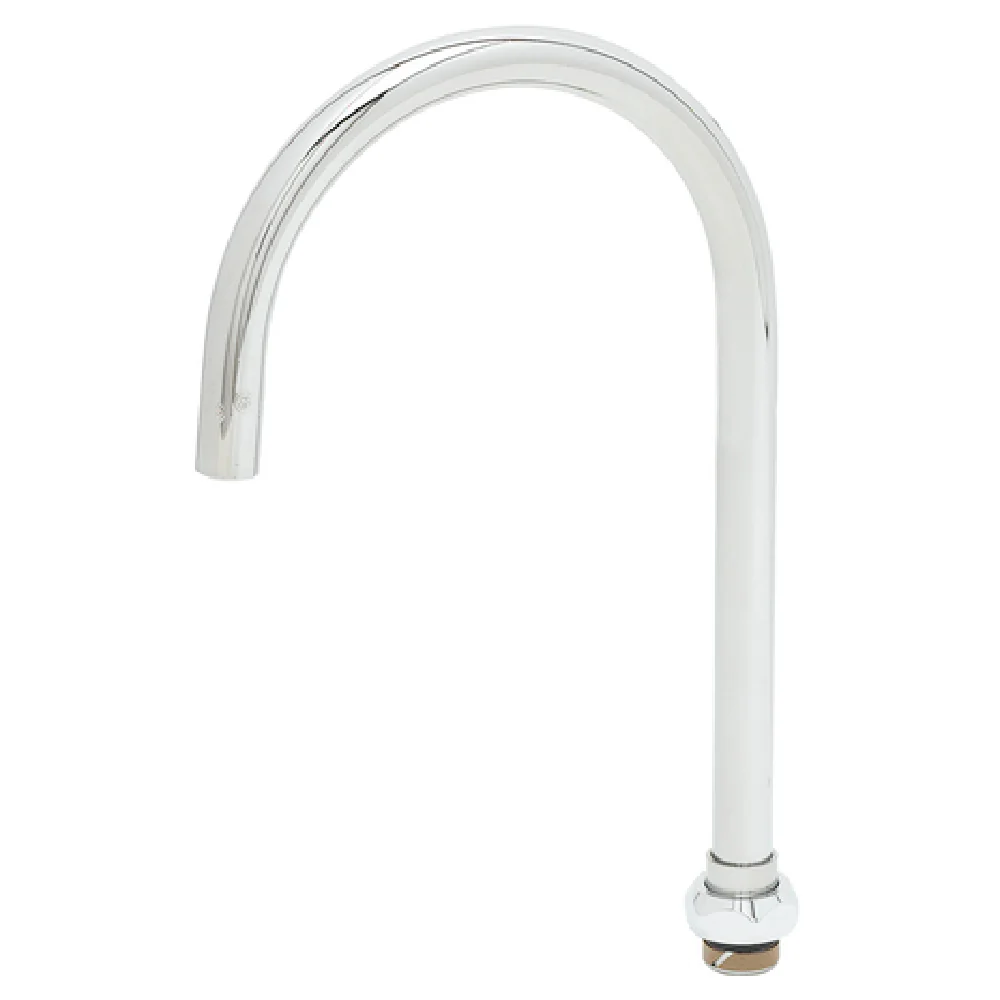 T&S Brass 133XP-F10 Nozzle Swivel Gooseneck 1.0 gpm Stainless Steel