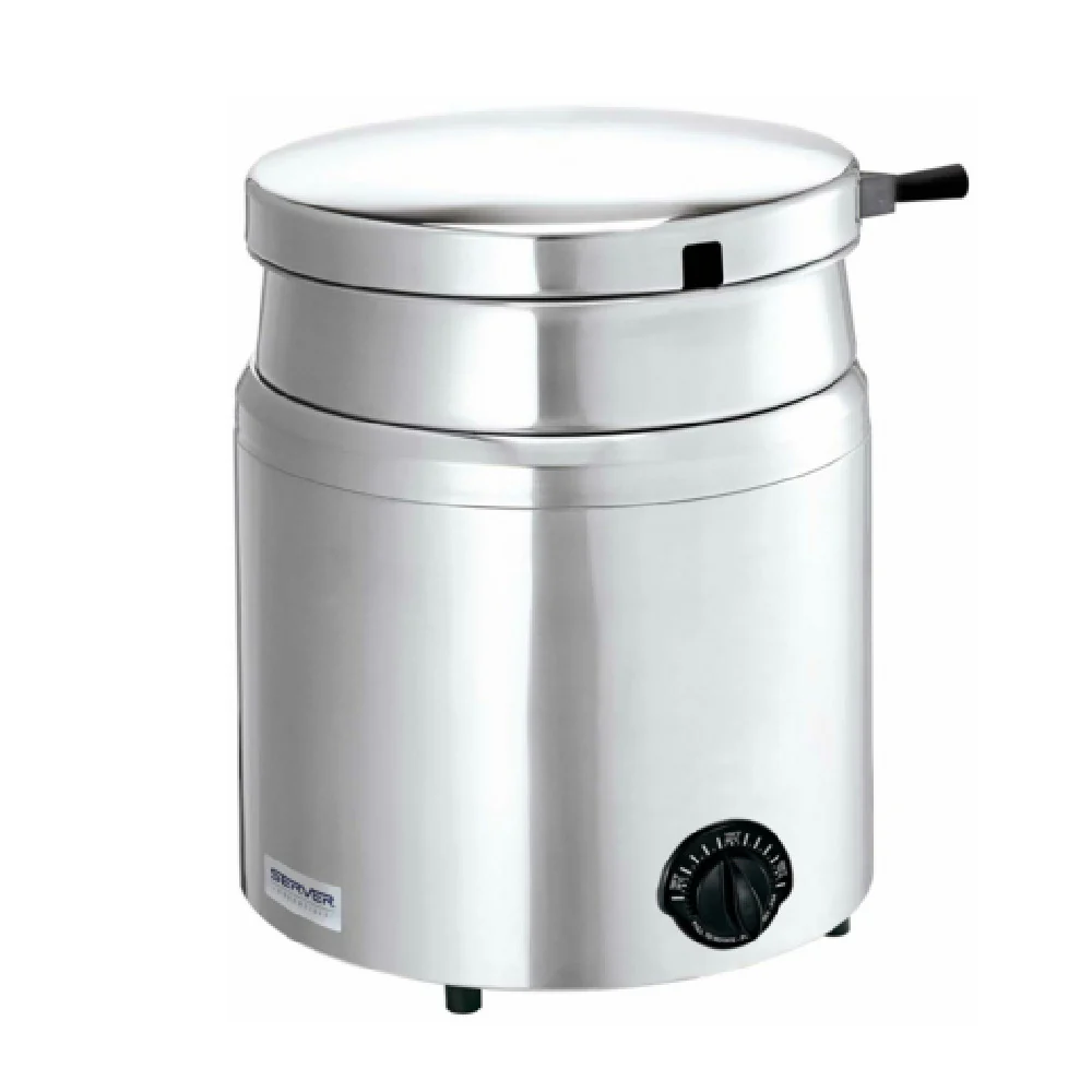 Server Products 84000 9 Quarts Electric Food Warmer Stainless Steel with Thermostat