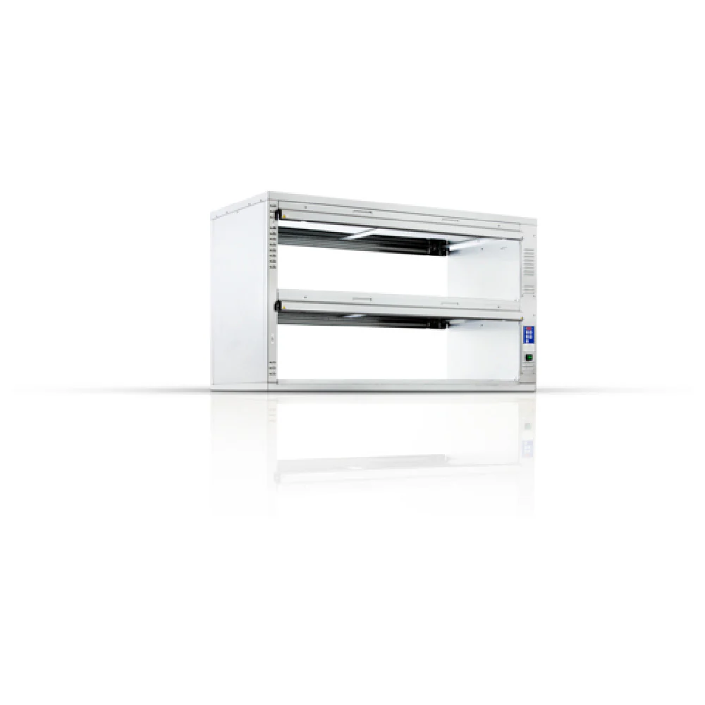 Prince Castle DHB2PT-60P 62 Inch Countertop Heated Holding Bin Stainless Steel with Two Shelves Prince Castle DHB2PT-60P 62 Inch Countertop Heated Holding Bin Stainless Steel with Two Shelves