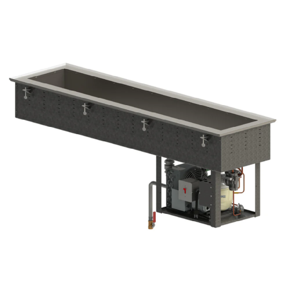 Vollrath FC-4CSP-03120-R 13 to 18 Inch Stainless Steel Refrigerated Cold-Pan 3-well Drop-in