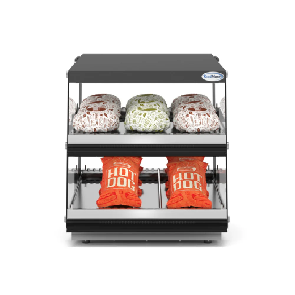 Koolmore KM-OAHD-24 24 Inch Open Air Display Warmer Countertop Stainless Steel Glass Koolmore KM-OAHD-24 24 Inch Open Air Display Warmer Countertop Stainless Steel Glass