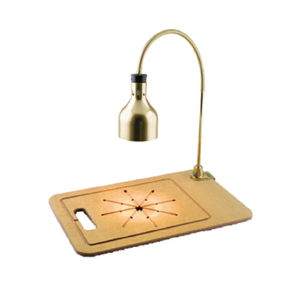 Cres Cor IFW61WFPB 30 Inch Countertop Carving Station with Brass Hood