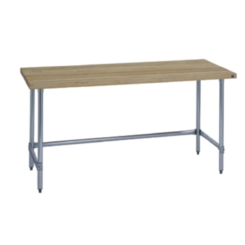 Duke 7123-2484 84 Inch Work Table Impact Resistant Laminated Maple Hardwood Top with Galvanized Base Duke 7123-2484 84 Inch Work Table Impact Resistant Laminated Maple Hardwood Top with Galvanized Base