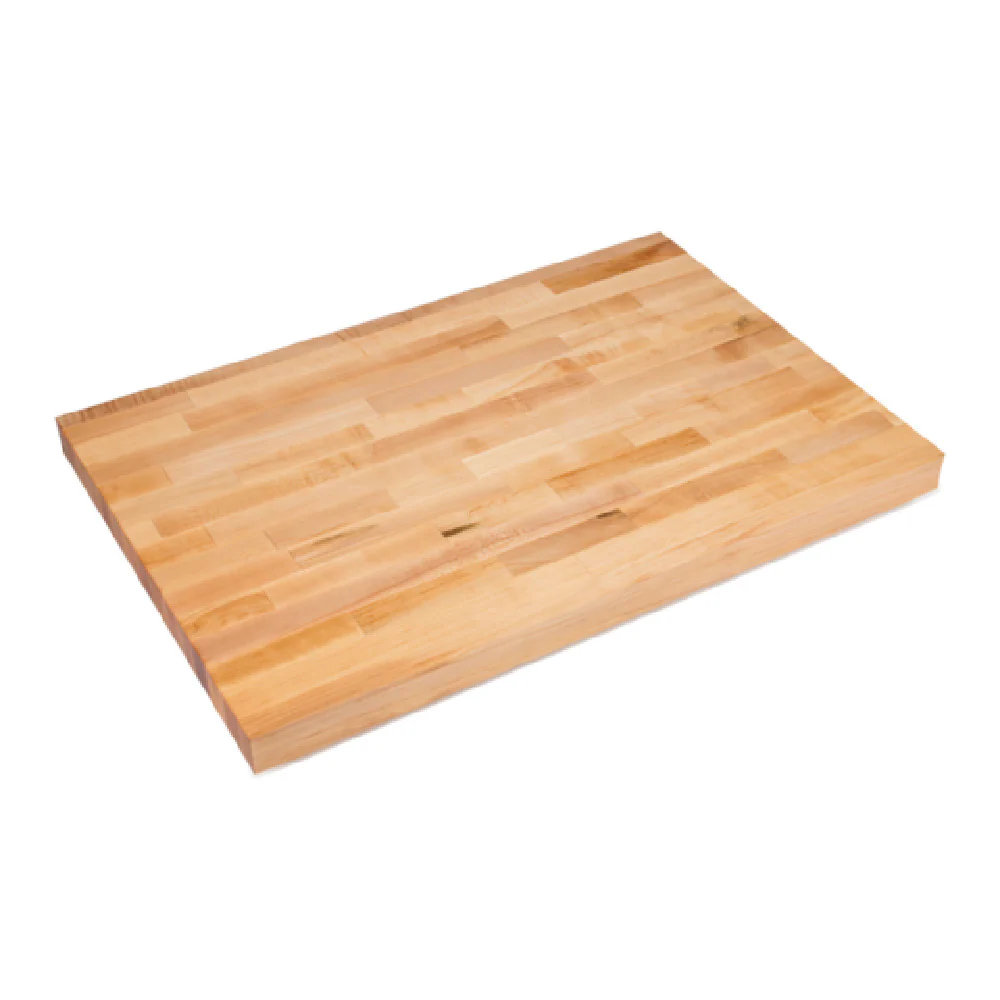 John Boos SCT10-O 120 Inch Laminated Maple Work Table Top Edge Grain Flat John Boos SCT10-O 120 Inch Laminated Maple Work Table Top Edge Grain Flat