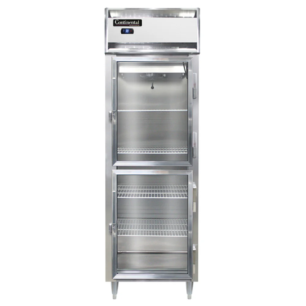 Continental Refrigerator D1RSNSSGDHD 26 Inch Designer Line Refrigerator Reach-in with Glass Door Continental Refrigerator D1RSNSSGDHD 26 Inch Designer Line Refrigerator Reach-in with Glass Door