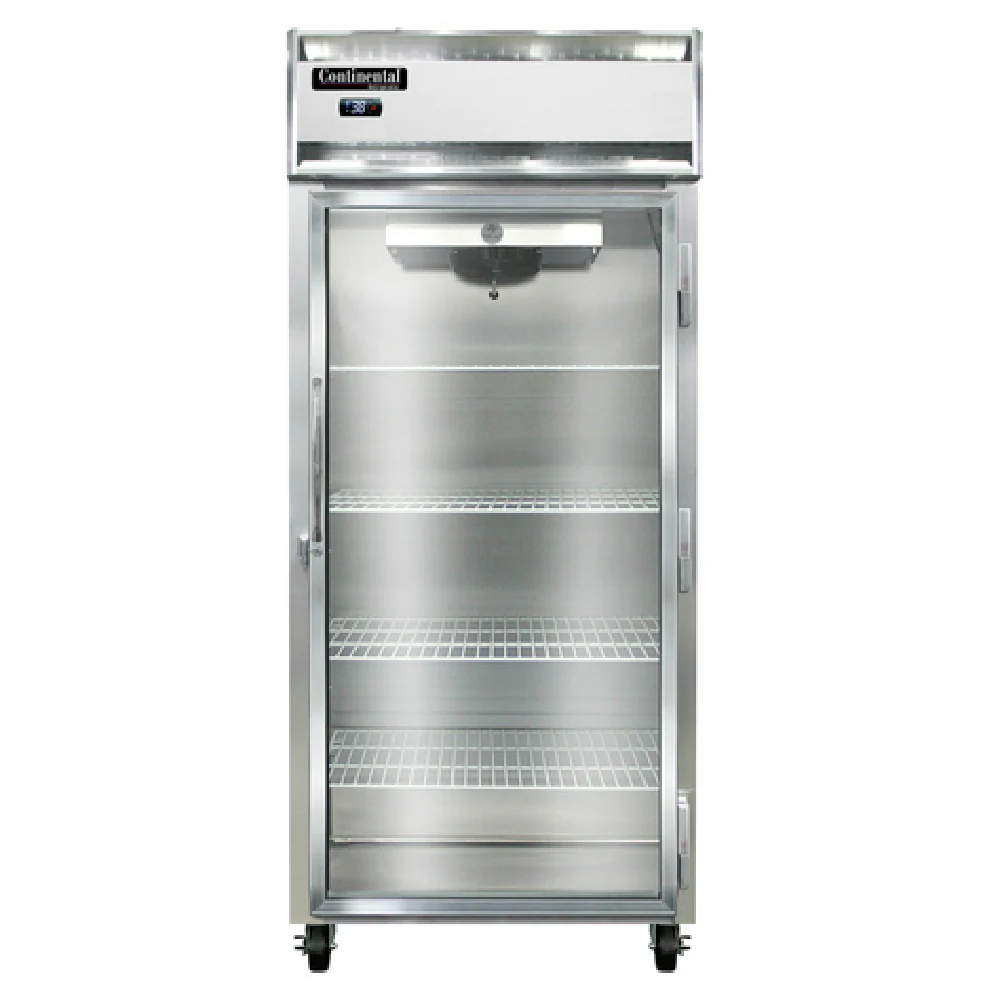 Continental Refrigerator 1RXSNSSGD 36-1/4 Inch Extra Wide Refrigerator Reach-In Display Continental Refrigerator 1RXSNSSGD 36-1/4 Inch Extra Wide Refrigerator Reach-In Display