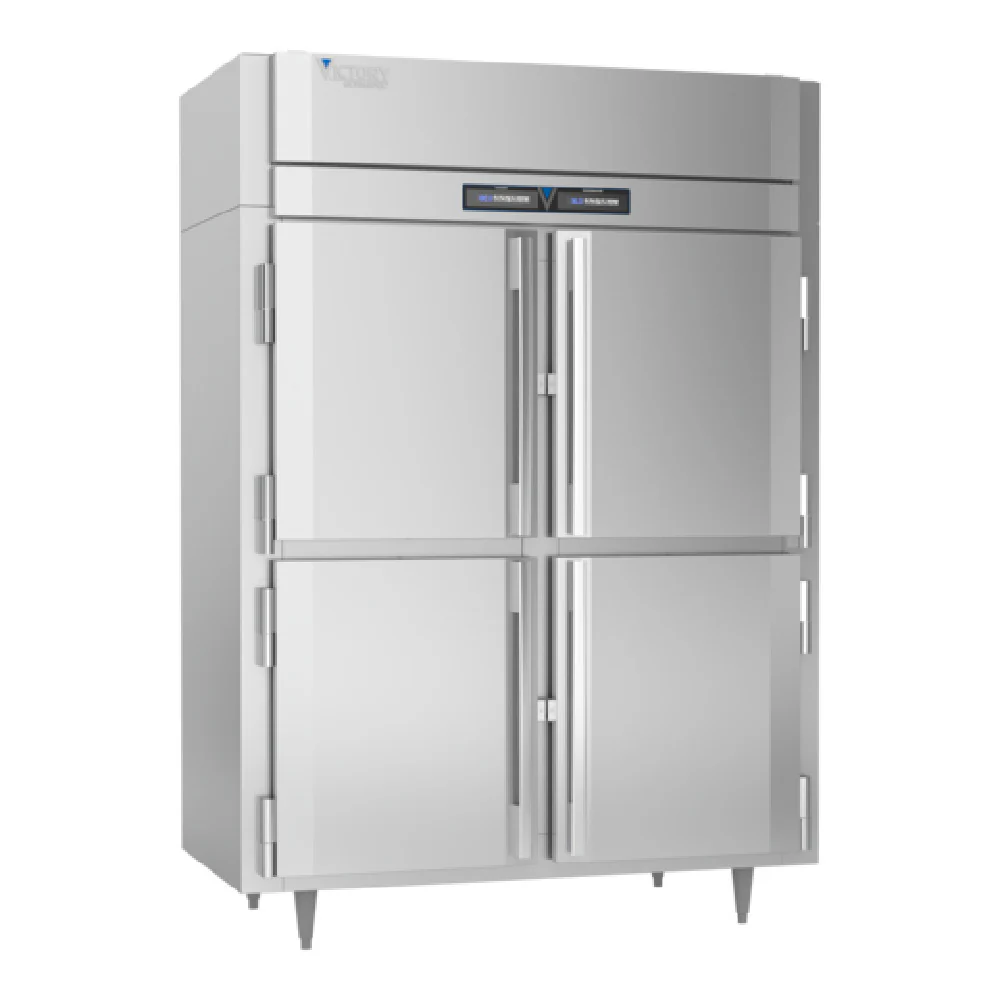 Victory HRSA-2D-S1-EW-PT-HD-HC 58 Inch Dual Temp Refrigerator Warmer with Stainless Steel