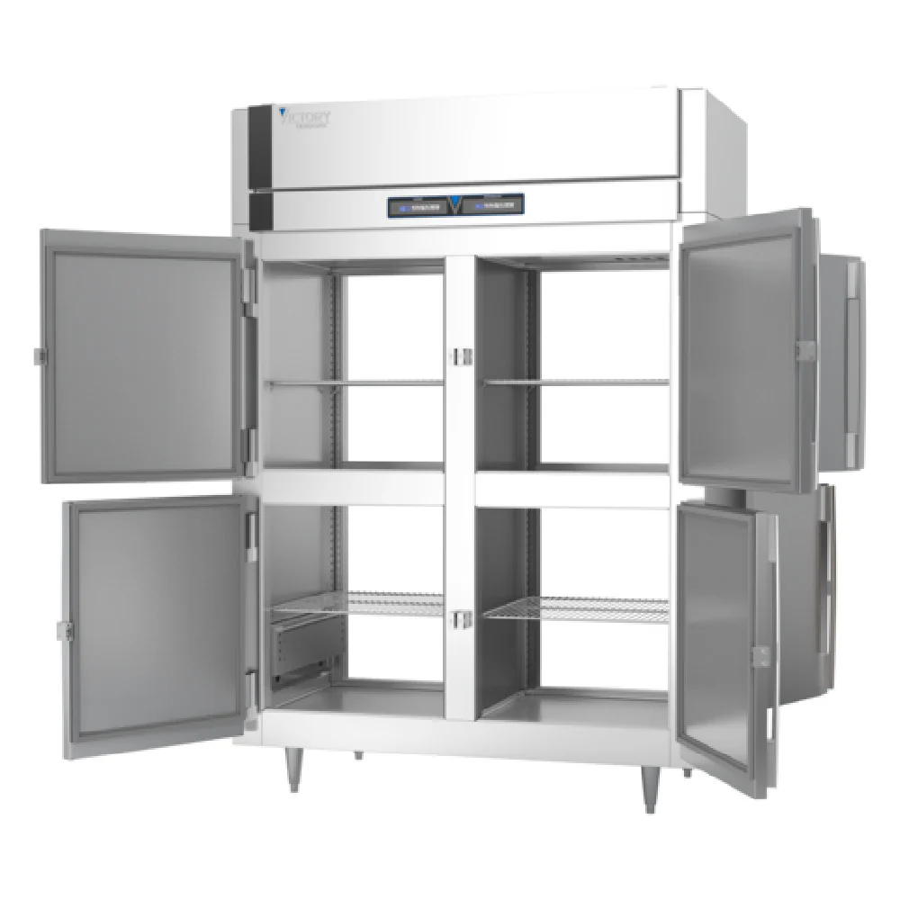 Victory HRSA-2D-S1-EW-PT-HD-HC 58 Inch Dual Temp Refrigerator Warmer with Stainless Steel Victory HRSA-2D-S1-EW-PT-HD-HC 58 Inch Dual Temp Refrigerator Warmer with Stainless Steel
