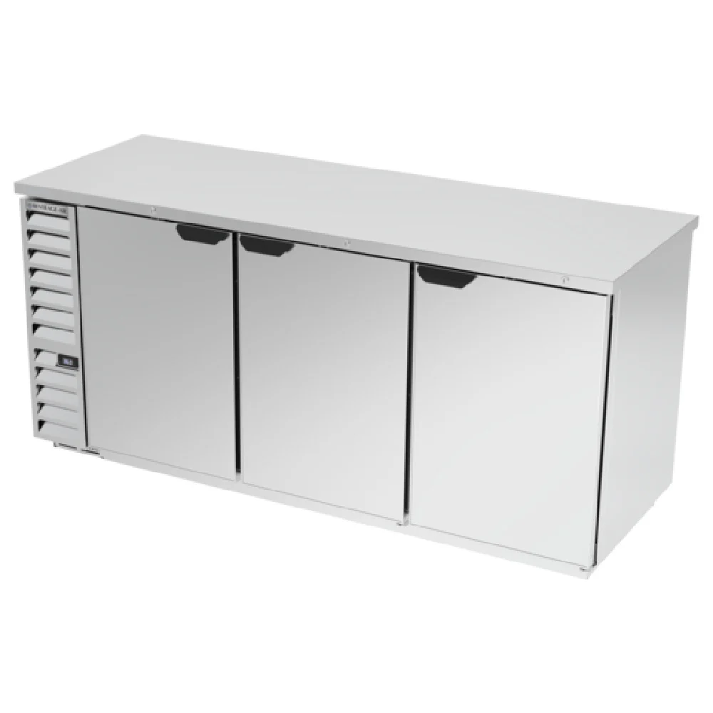 Beverage Air BB78HC-1-F-S 79 Inch Refrigerated Back Bar Cabinet 33.59 cu ft