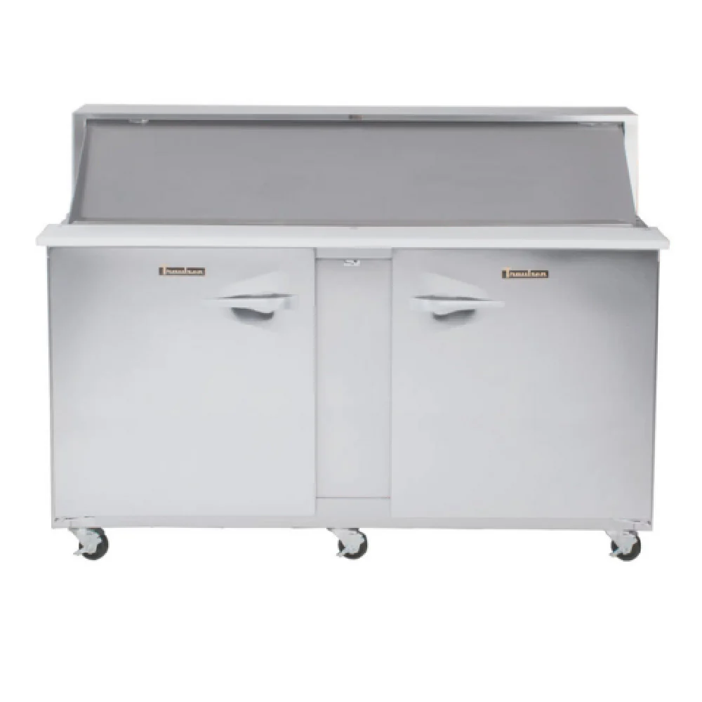 Traulsen UPT7230-RR 72 Inch Two Section Refrigerated Counter with Roll-top Lid Traulsen UPT7230-RR 72 Inch Two Section Refrigerated Counter with Roll-top Lid