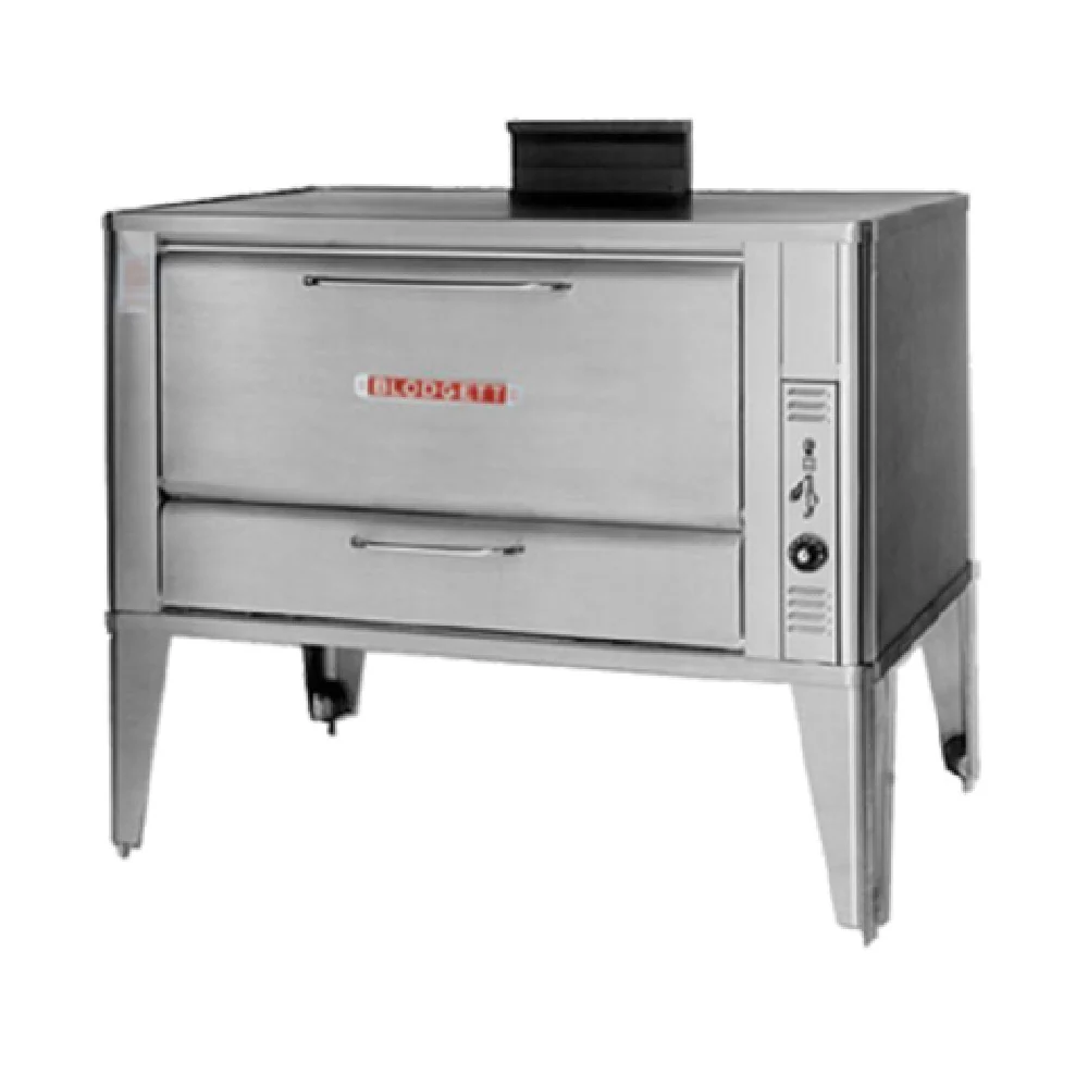 Blodgett 966 SINGLE_LP 60 Inch Gas Oven Deck-Type 50,000 BTU Stainless Steel