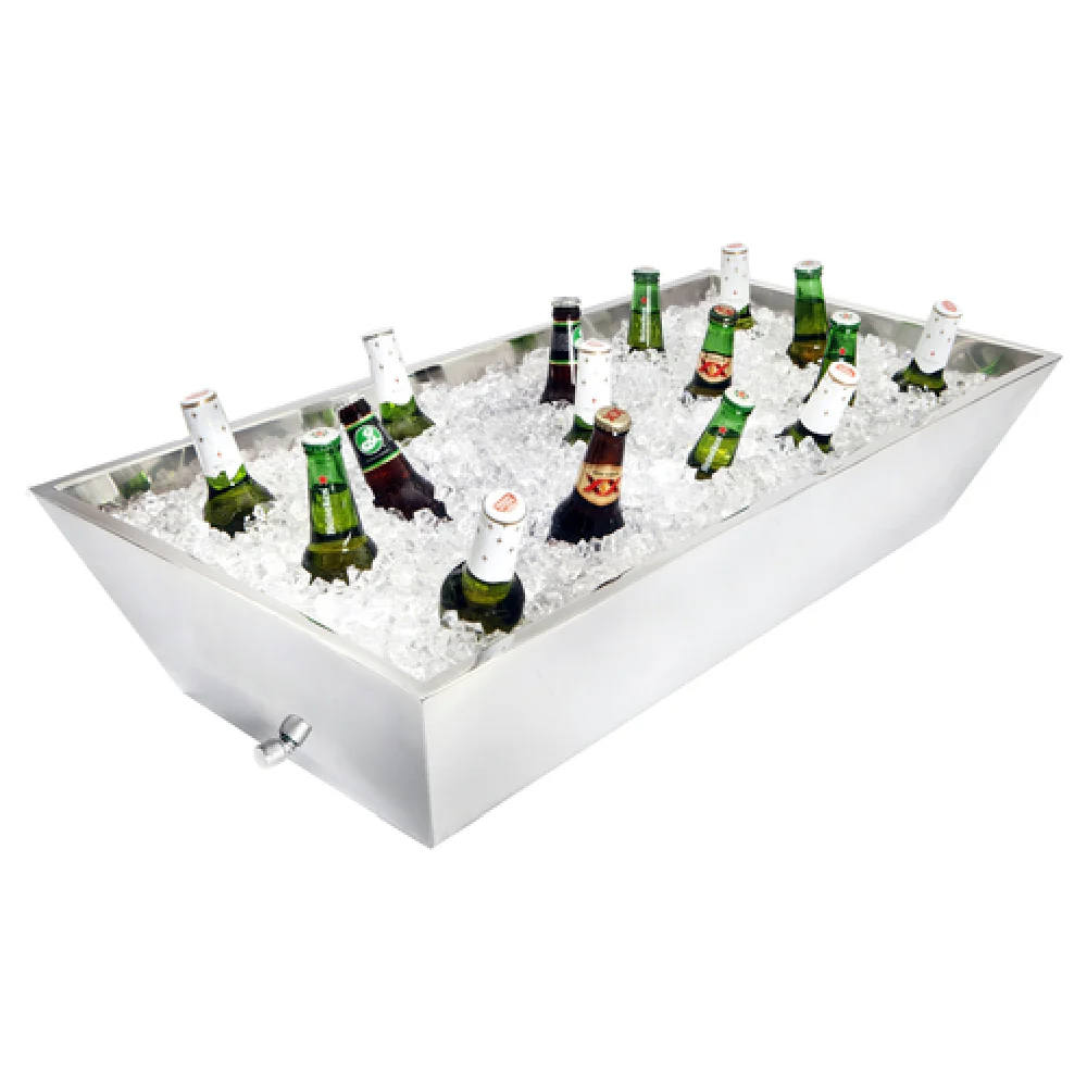 Steelite DWTUB36187 36 Inch Beverage Tub with 18/10 Stainless Steel Steelite DWTUB36187 36 Inch Beverage Tub with 18/10 Stainless Steel