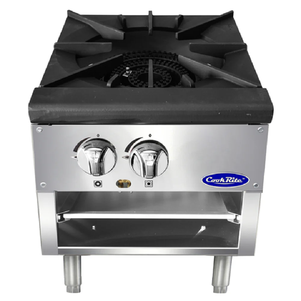 Atosa ATSP-18-1L_NAT 18 Inch Gas Range Stock Pot Stove with Three-ring Burner 80000 BTU Atosa ATSP-18-1L_NAT 18 Inch Gas Range Stock Pot Stove with Three-ring Burner 80000 BTU