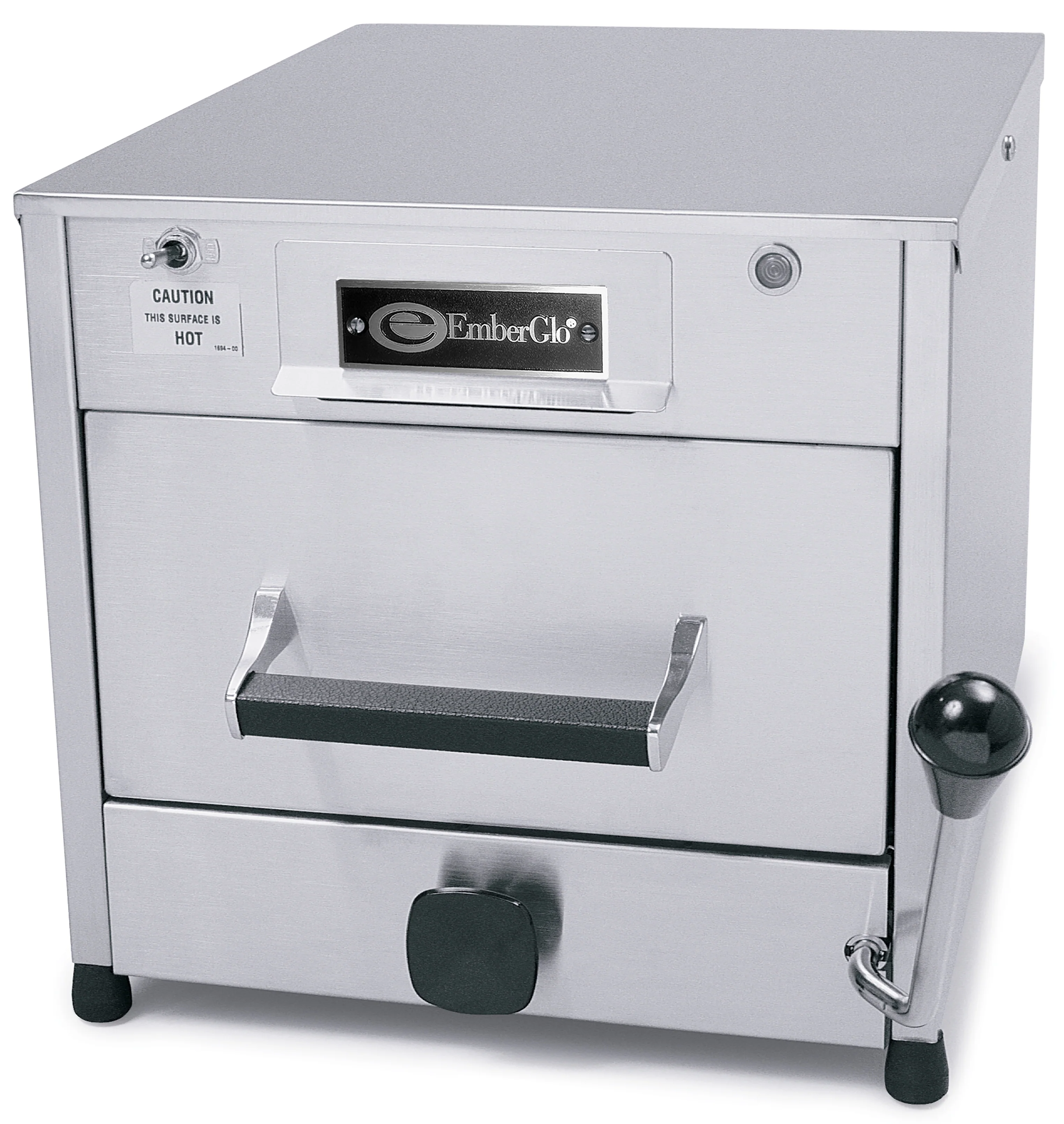 EmberGlo AR30-5400305 12 Inch Electric Steamer Stainless Steel with 4 Inch Half Size Pan