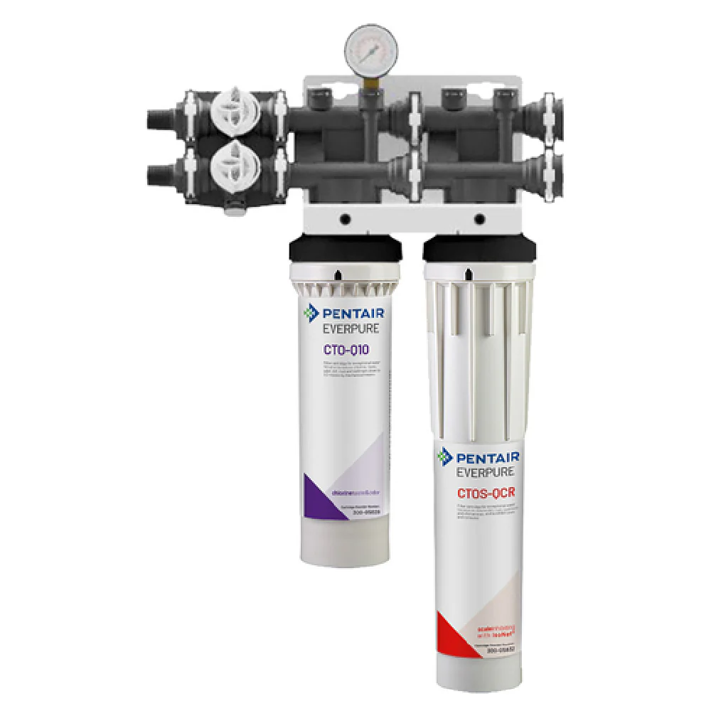 Everpure QTI1+CR 10 Inch Water Filter System with CTO-Q10 Cartridge