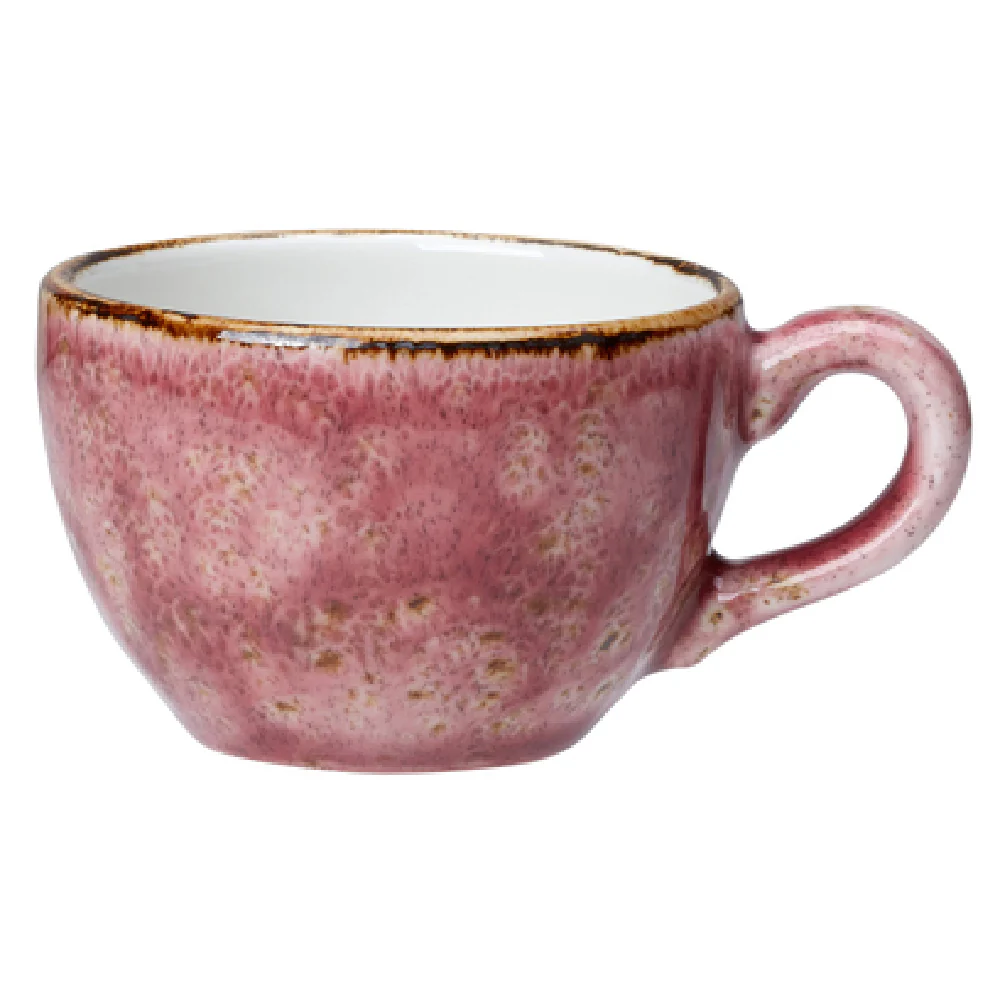 Steelite 12100190 3 Oz Cup Vitrified Ceramic with Lifetime Edge Chip Warranty Craft Raspberry