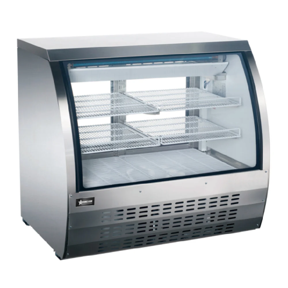 Omcan 50079 47 Inch Refrigerated Deli Display Case Floor Model Stainless Steel Omcan 50079 47 Inch Refrigerated Deli Display Case Floor Model Stainless Steel