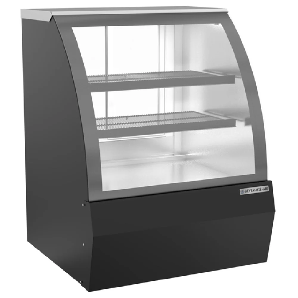 Beverage Air CDR3HC-1-B 37-1/4 Inch Refrigerated Deli Case Open Food Rated 10 cu ft