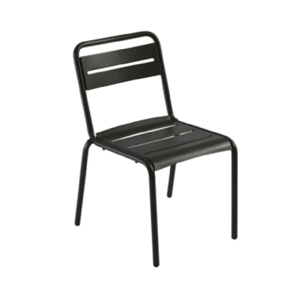 emuamericas, llc 161 22 Inch Side Chair Outdoor Metal Frame with Steel Slats emuamericas, llc 161 22 Inch Side Chair Outdoor Metal Frame with Steel Slats