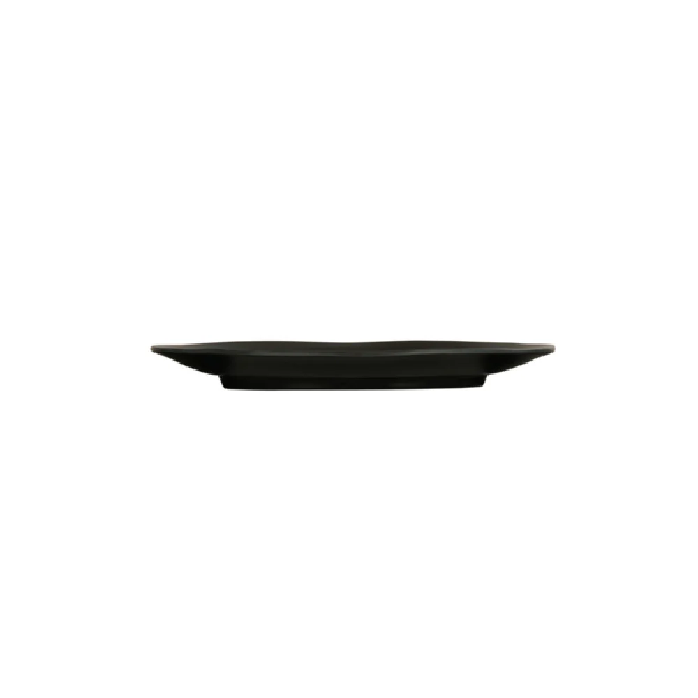 Cal Mil 24058-1612-13 16 Inch Hand Thrown Platter Dishwasher Safe Melamine Black Cal Mil 24058-1612-13 16 Inch Hand Thrown Platter Dishwasher Safe Melamine Black