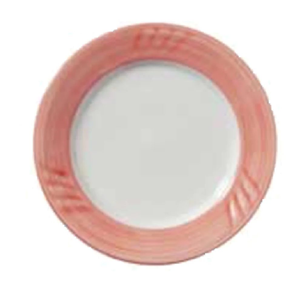 Vertex China SAU-22-M 8 Inch Round Plate Sculpted Lines China 2 Dozen Packs Vertex China SAU-22-M 8 Inch Round Plate Sculpted Lines China 2 Dozen Packs