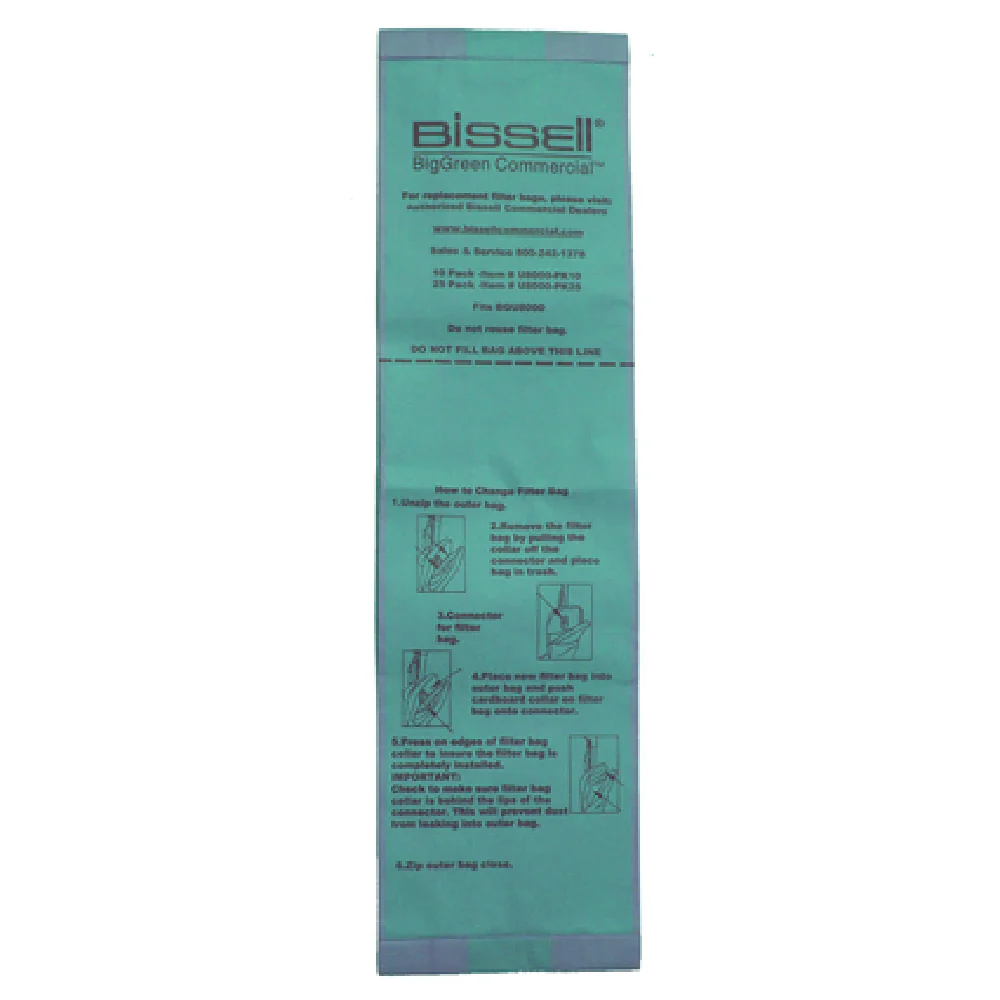 Bissell U8000-PK10 Bags for Model BGU8000EW 10 Packs Replacement Bags Bissell U8000-PK10 Bags for Model BGU8000EW 10 Packs Replacement Bags