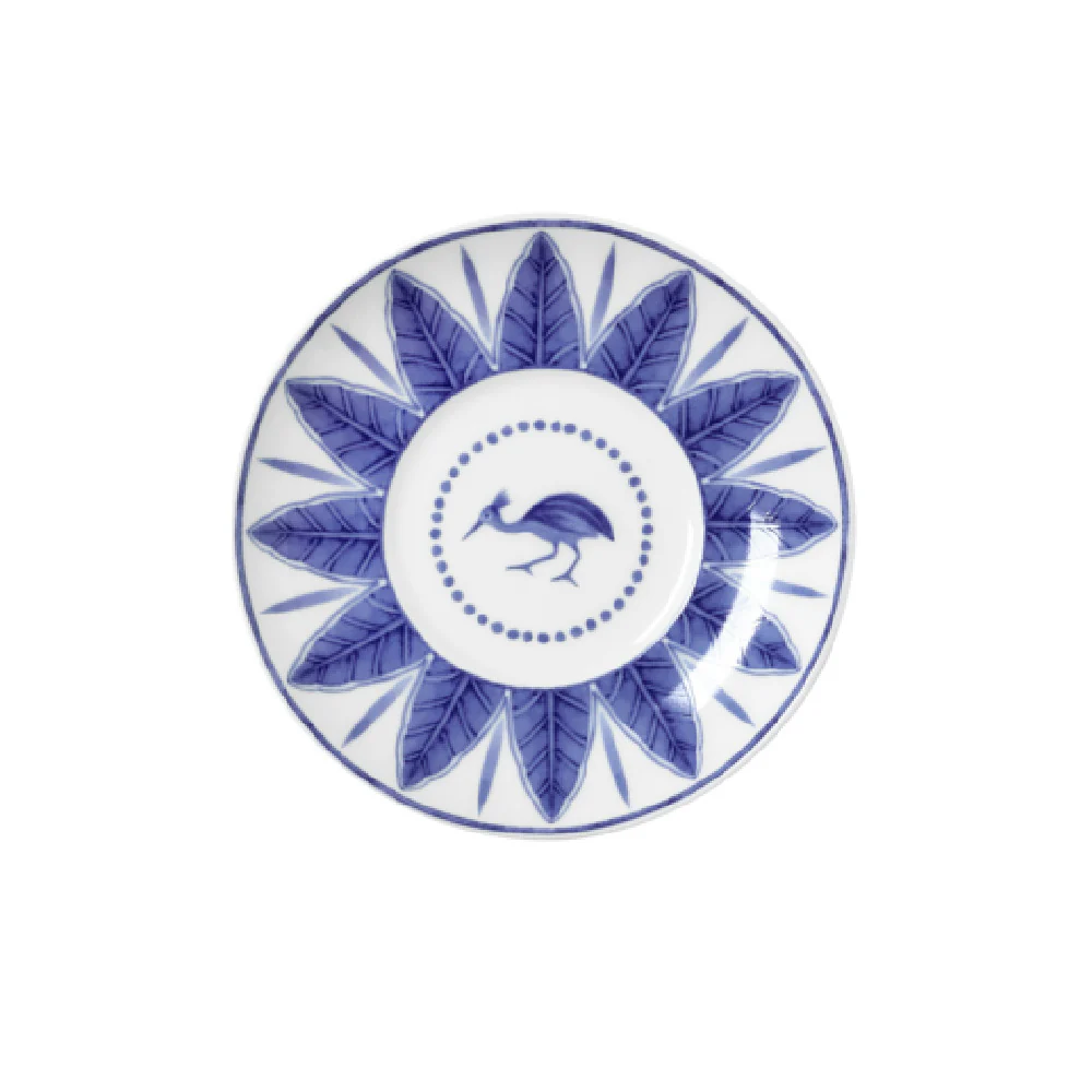 Steelite 82124AND0152V1 4.75 Inch Sultans Garden Blue Bone China Saucer